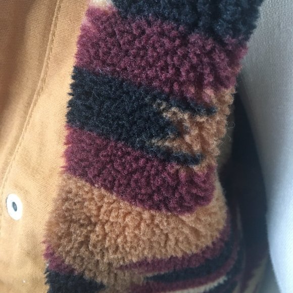 Nickel and Iron Outerwear MensField Jacket Small Tan with Camo Fleece Lining NWT - Picture 4 of 6